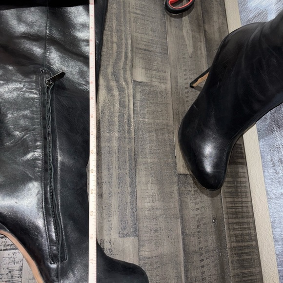 Sam Edelman Knee High Empire Boots in Black Leather with Zipper Size 7​ - Picture 16 of 16